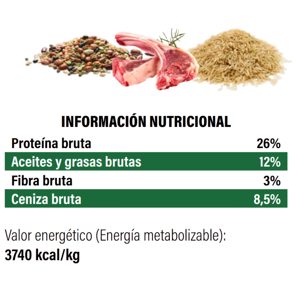 Canun Terra Supremus Cordero y Arroz Perro Adulto